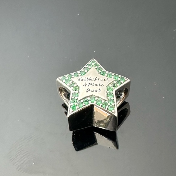 Pandora Disney, Tinker Bell Faith Trust and Pixie Dust Charm 925 Ale #83 - Picture 2 of 6